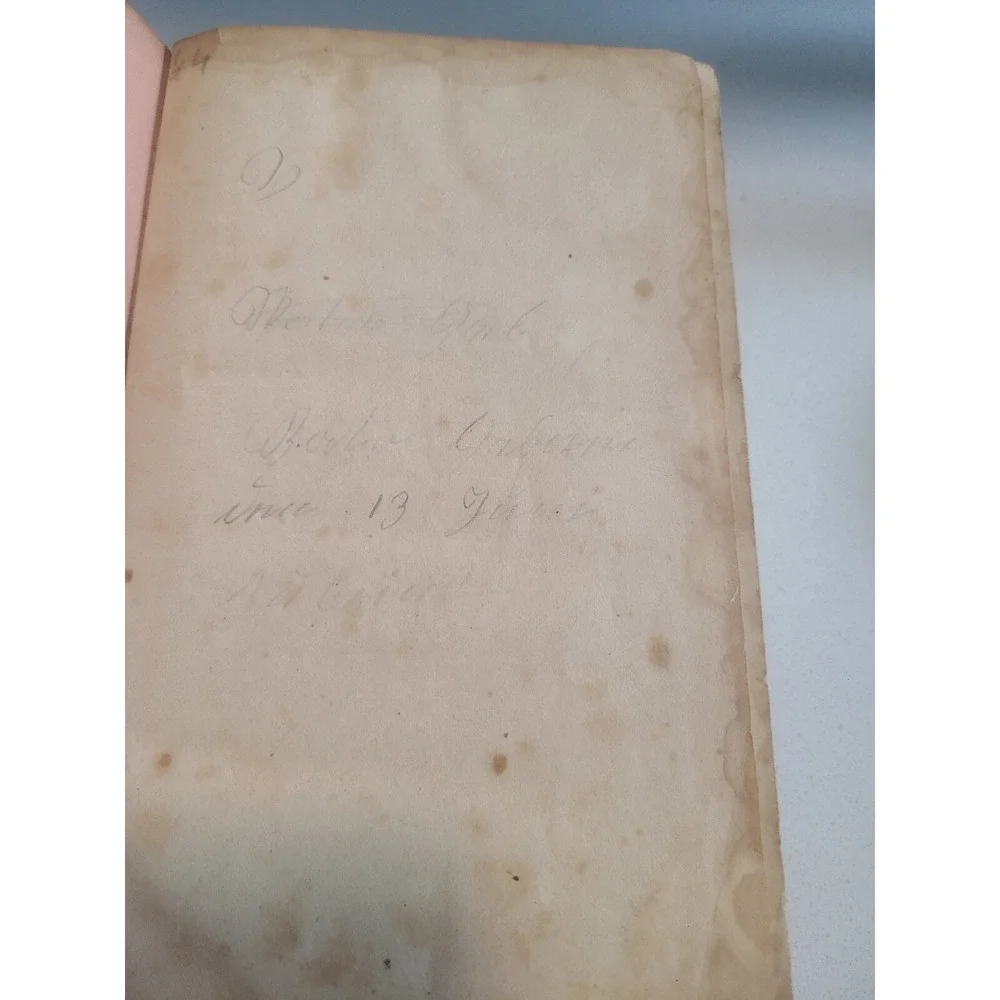 1871 German Bible Great Condition! Die Bible Old And New Testament Free Shipping